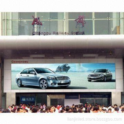 LED Display with IP65 Waterproof and 25 to 120M Best Viewing Distance, CE/RoHS-marked